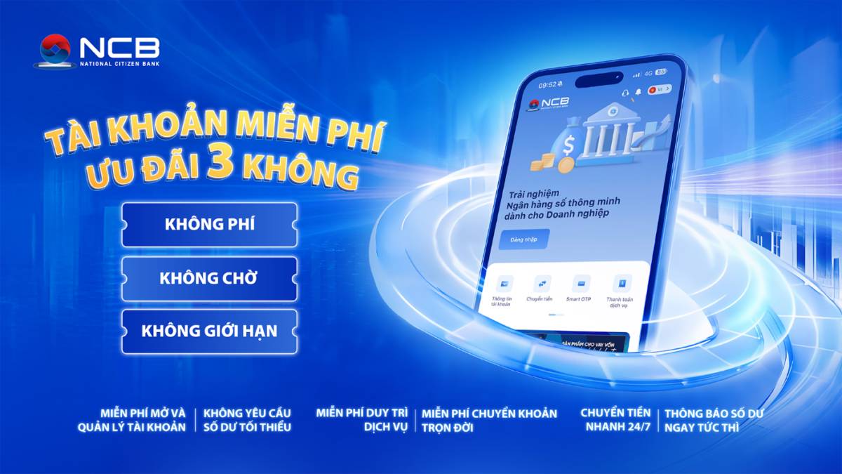 Doanh nghiệp tối ưu công tác tài chính dịp cuối năm với ngân hàng số NCB iziMobiz