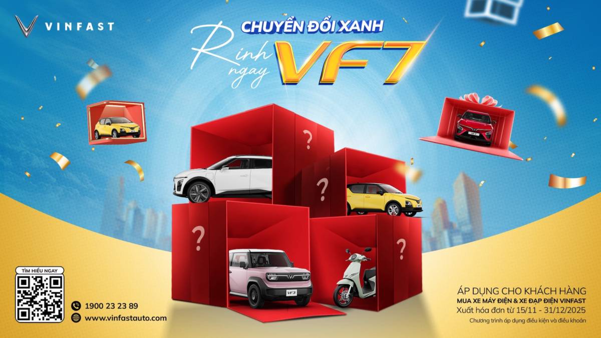 VinFast tặng 27,5 tỷ đồng cho khách hàng mua xe máy điện