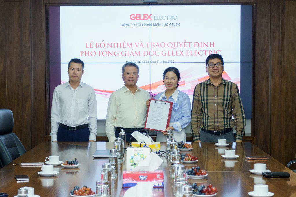 GELEX Electric tổ chức lễ công bố và trao quyết định bổ nhiệm Phó Tổng Giám đốc
