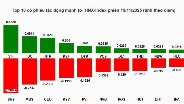 Nhịp đập thị trường 19/11: Sắc đỏ áp đảo, VN-Index đảo chiều giảm hơn 10 điểm