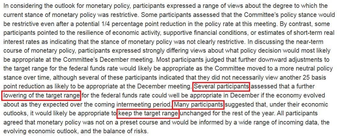 Cái Bẫy Ngôn Từ FOMC: Tại sao “many” sẽ làm giảm xác suất giảm lãi trong tháng 12