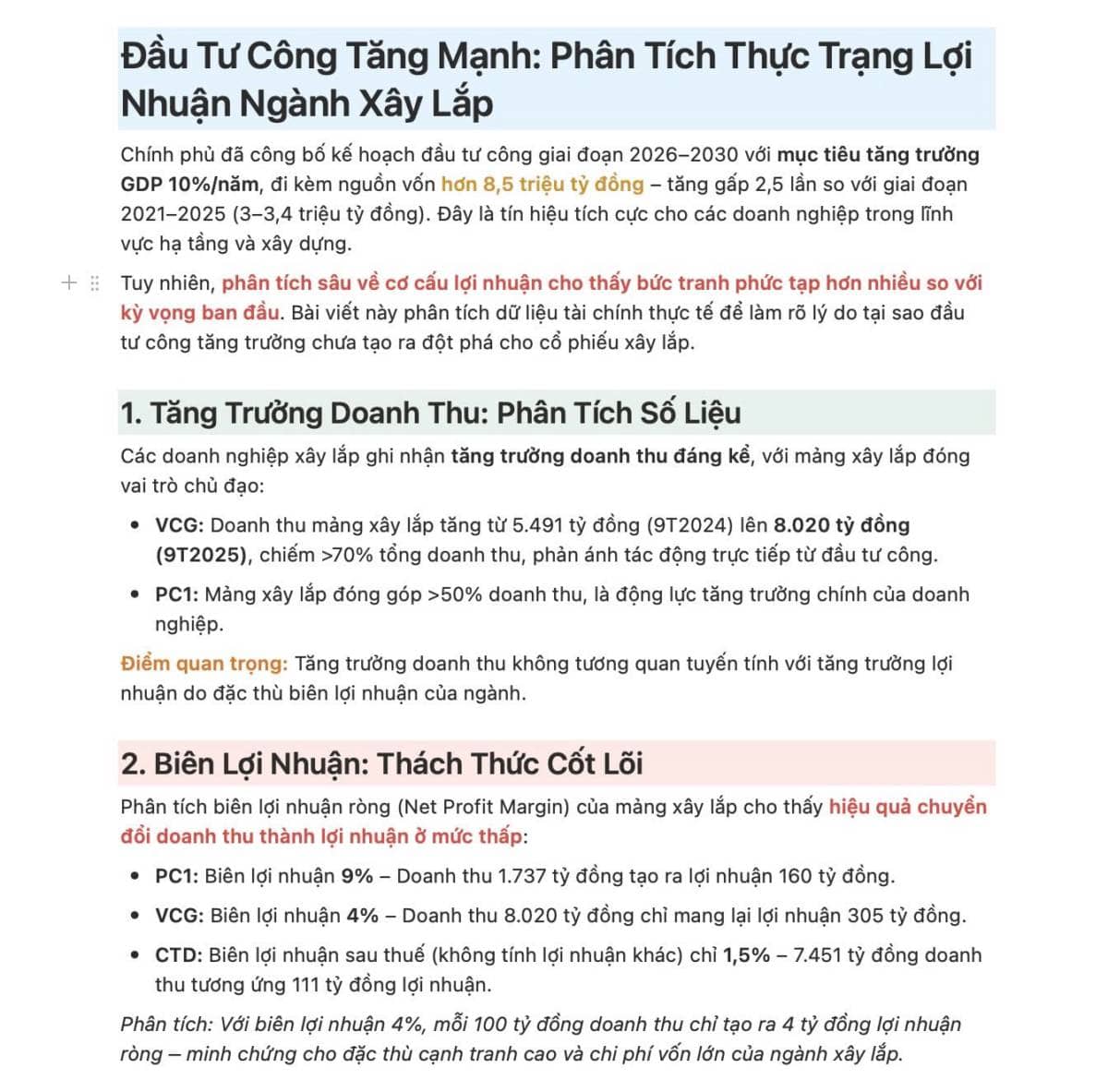 Đầu Tư Công Bùng Nổ: Tại Sao Cổ Phiếu Xây Lắp Vẫn Chưa "Cất Cánh"?. ☎ Liên hệ ngay: 0703 968 355 (Z*lo)-  ...
