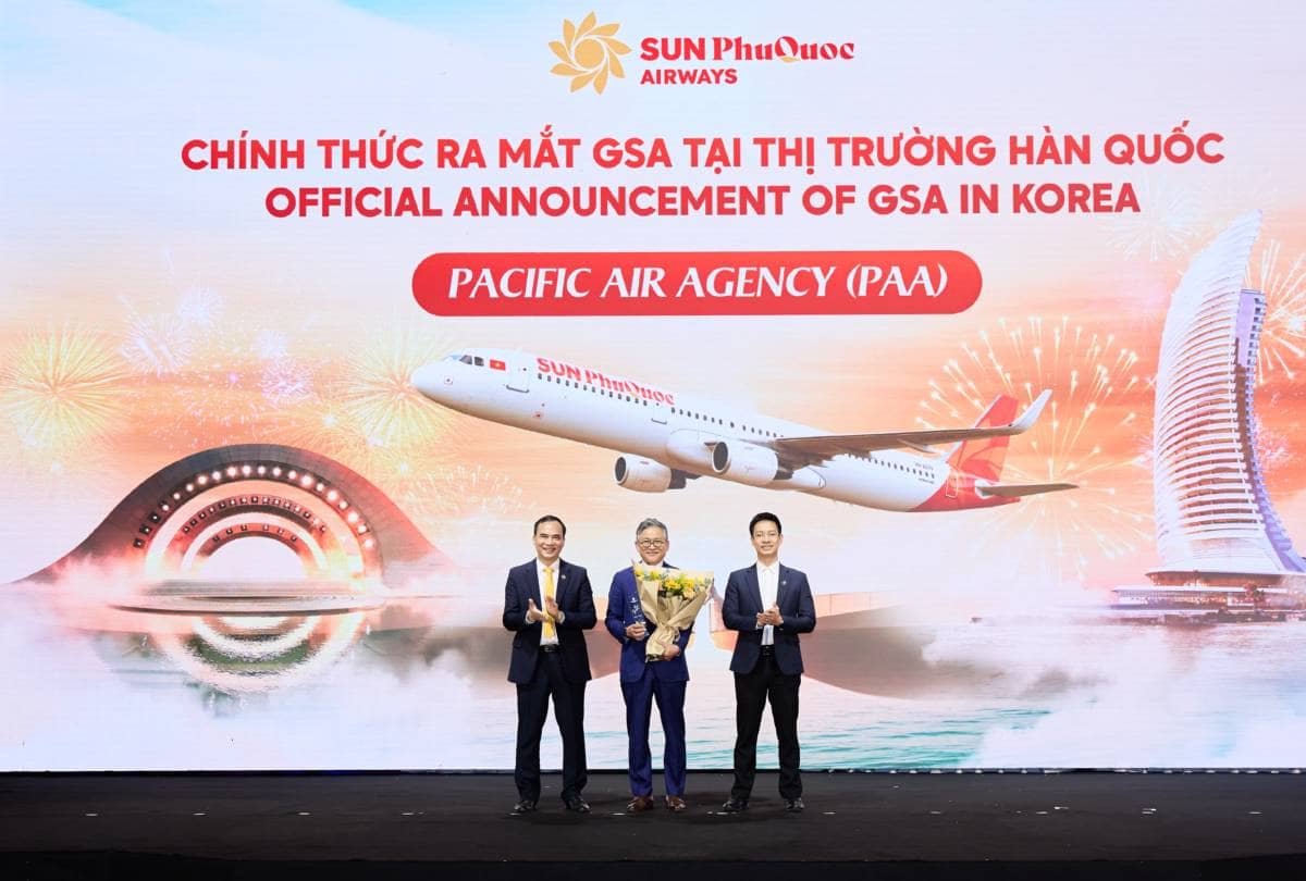 Sun PhuQuoc Airways sẽ mở loạt đường bay thẳng quốc tế tới Hàn Quốc và Đài Loan từ tháng 3/2026