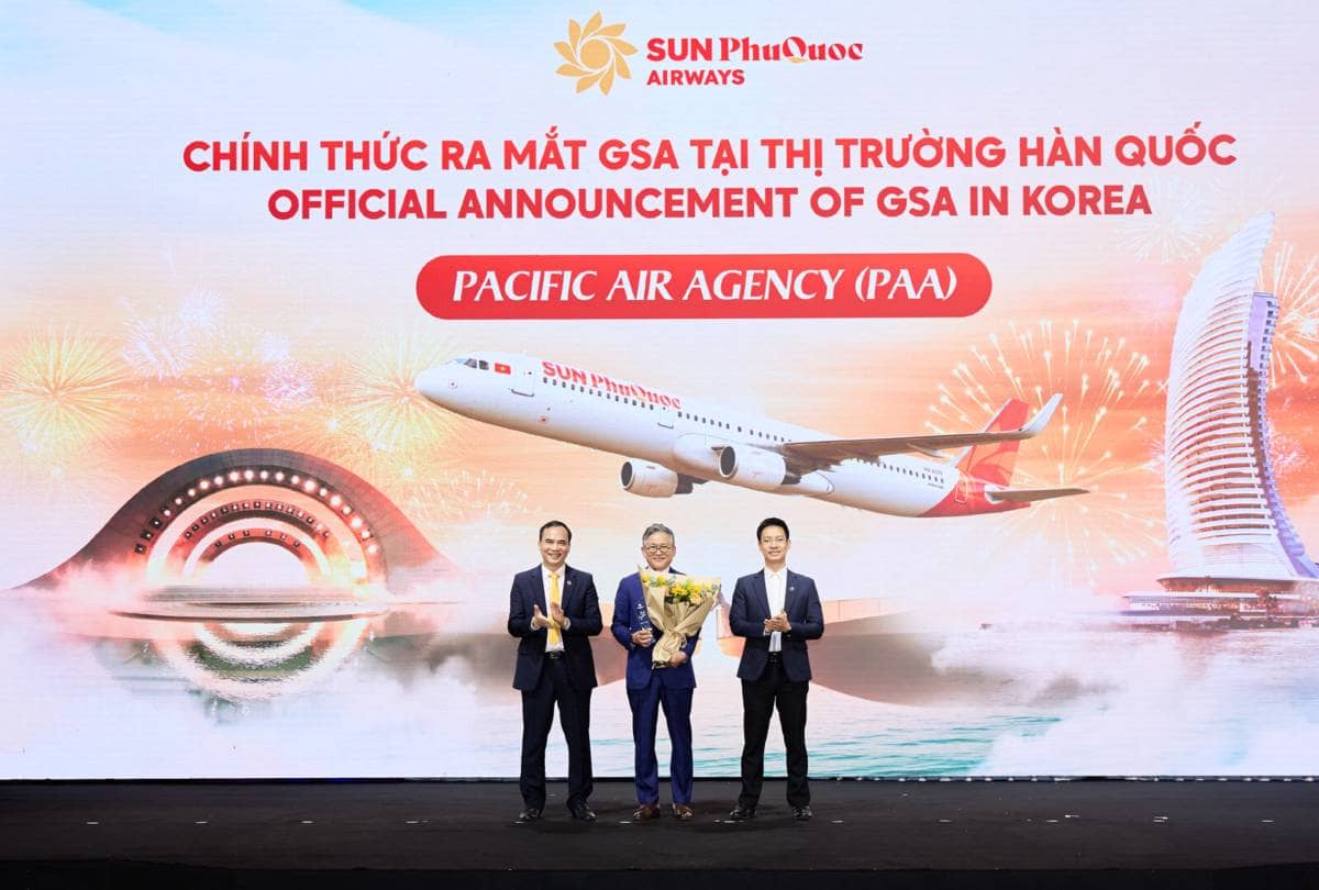 Sun PhuQuoc Airways sẽ mở loạt đường bay thẳng quốc tế tới Hàn Quốc và Đài Loan từ tháng 3/2026