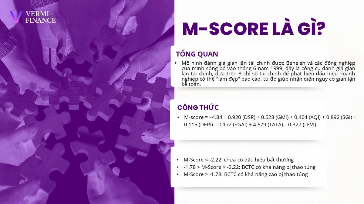 M-Score là gì? Cách tính và áp dụng trong phân tích đầu tư
