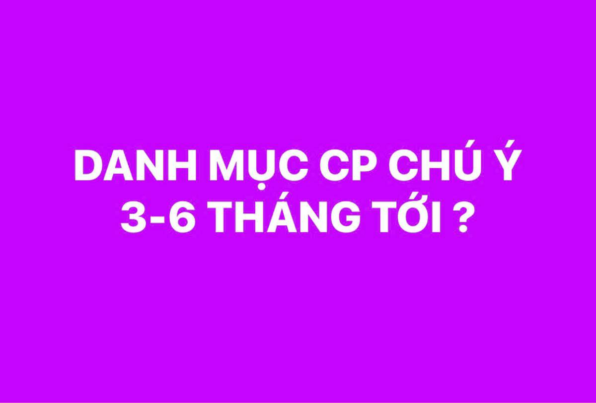 Danh mục chú ý 3-6 tháng: 10 nhóm cổ phiếu nổi bật nên tích lũy