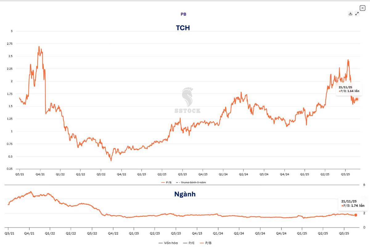 Cổ phiếu TCH - Lợi nhuận giảm mạnh - Có nên mua?