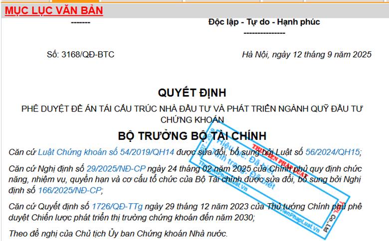 Chuyển Dịch Lớn 2030: Ba Chỉ Tiêu 'Kim Cương' của Đề án Tái cấu trúc Nhà Đầu Tư và Tầm nhìn Nâng hạng Thị trường