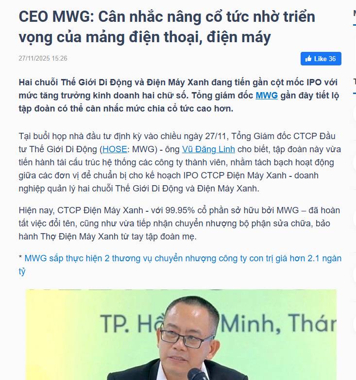 Doanh nghiệp nâng tỷ lệ cổ tức tiền mặt ?