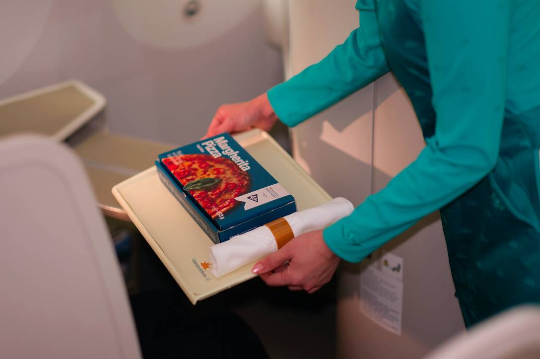 Hành khách có thể đặt trước pizza 4P’s khi bay cùng Vietnam Airlines