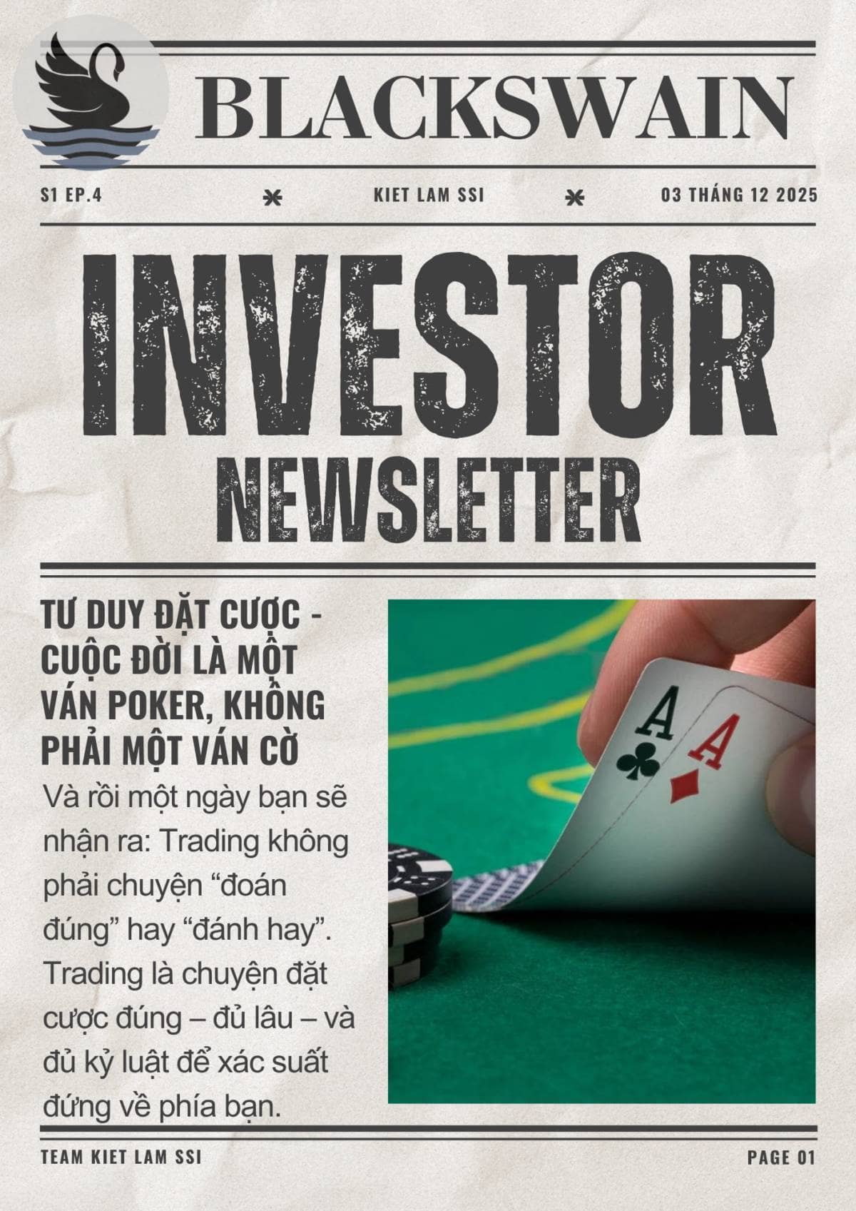 Tư duy Quan trọng NHẤT của một trader thành công - Tư duy Đặt cược!
