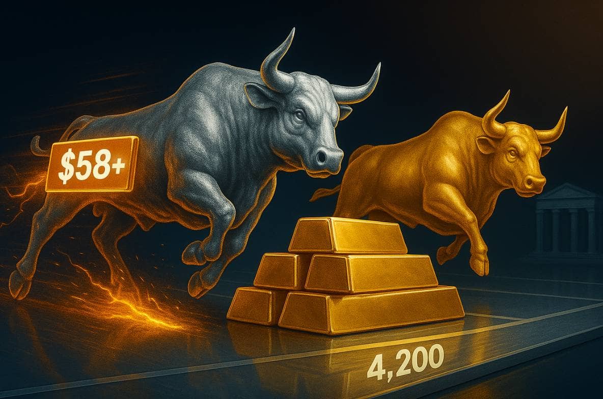 Bạc vẫn đang tăng giá: Vàng có thể theo kịp không?