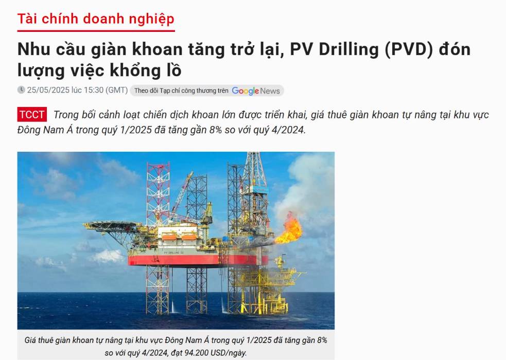 PVD - Tổng CTCP Khoan và Dịch vụ Khoan Dầu khí