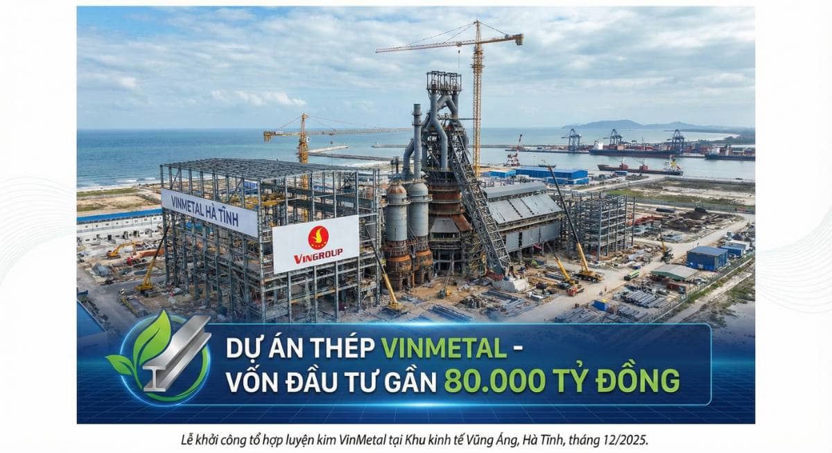 Tỷ phú Phạm Nhật Vượng đang chuẩn bị chính thức bước vào lĩnh vực luyện kim với dự án thép đầu tay có quy mô “khủng”