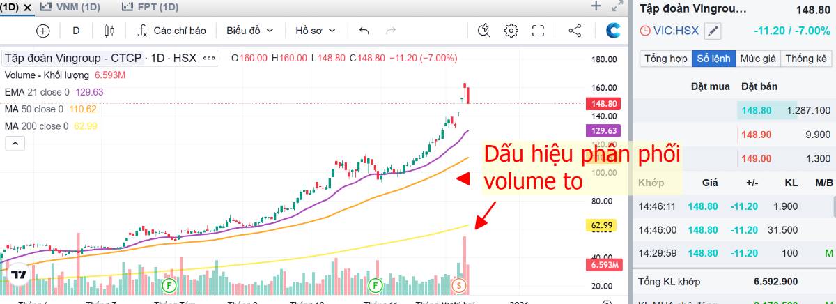 VIC,VPL "Sập Sàn" - Dòng tiền đang nắn lại vào cổ phiếu cơ bản tố, đã chiết khấu sâu. Kết phiên giao  ...