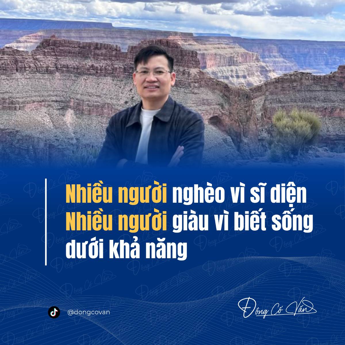 Nhiều người nghèo vì sĩ diện - Nhiều người giàu vì biết sống dưới khả năng