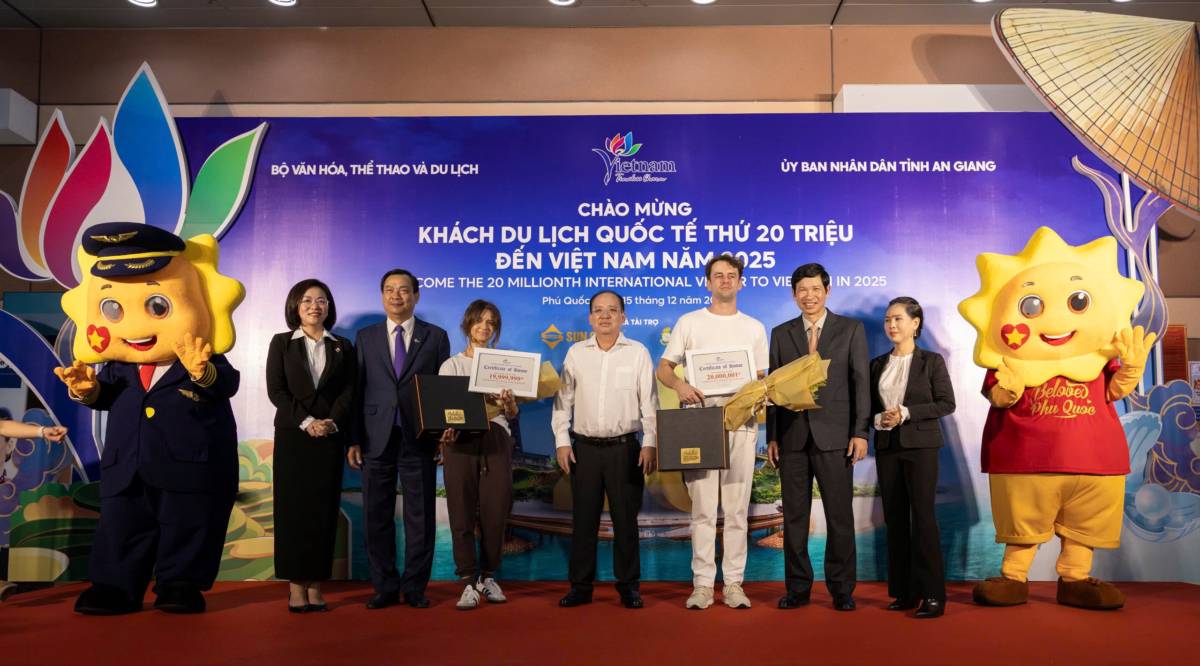 Phú Quốc là điểm đến ghi dấu mốc kỷ lục 20 triệu lượt khách quốc tế đến Việt Nam