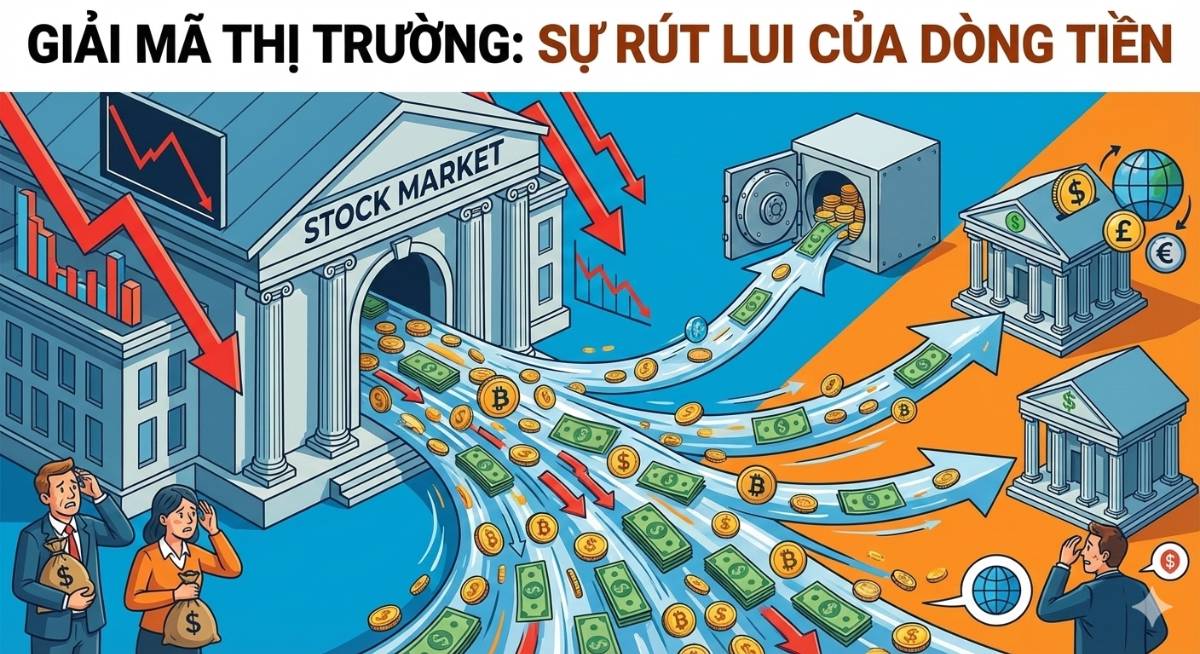 Giải mã thị trường: Sự rút lui của dòng tiền
