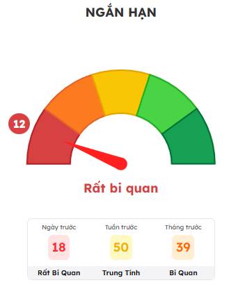 Tâm lý thị trường đang ở mức "rất bi quan" ngắn hạn: cơ hội hay thảm họa cho nhà đầu tư?