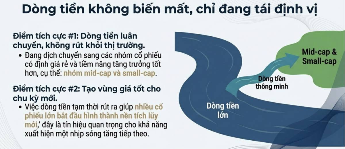 Giải mã thị trường: Sự rút lui của dòng tiền