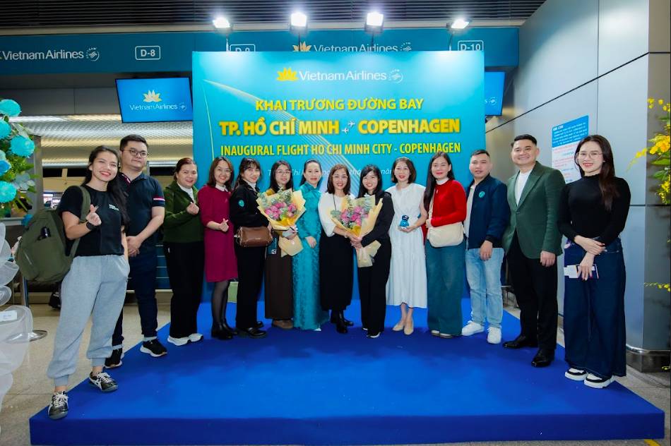 Vietnam Airlines chính thức khai trương đường bay thẳng tới Copenhagen, Đan Mạch 