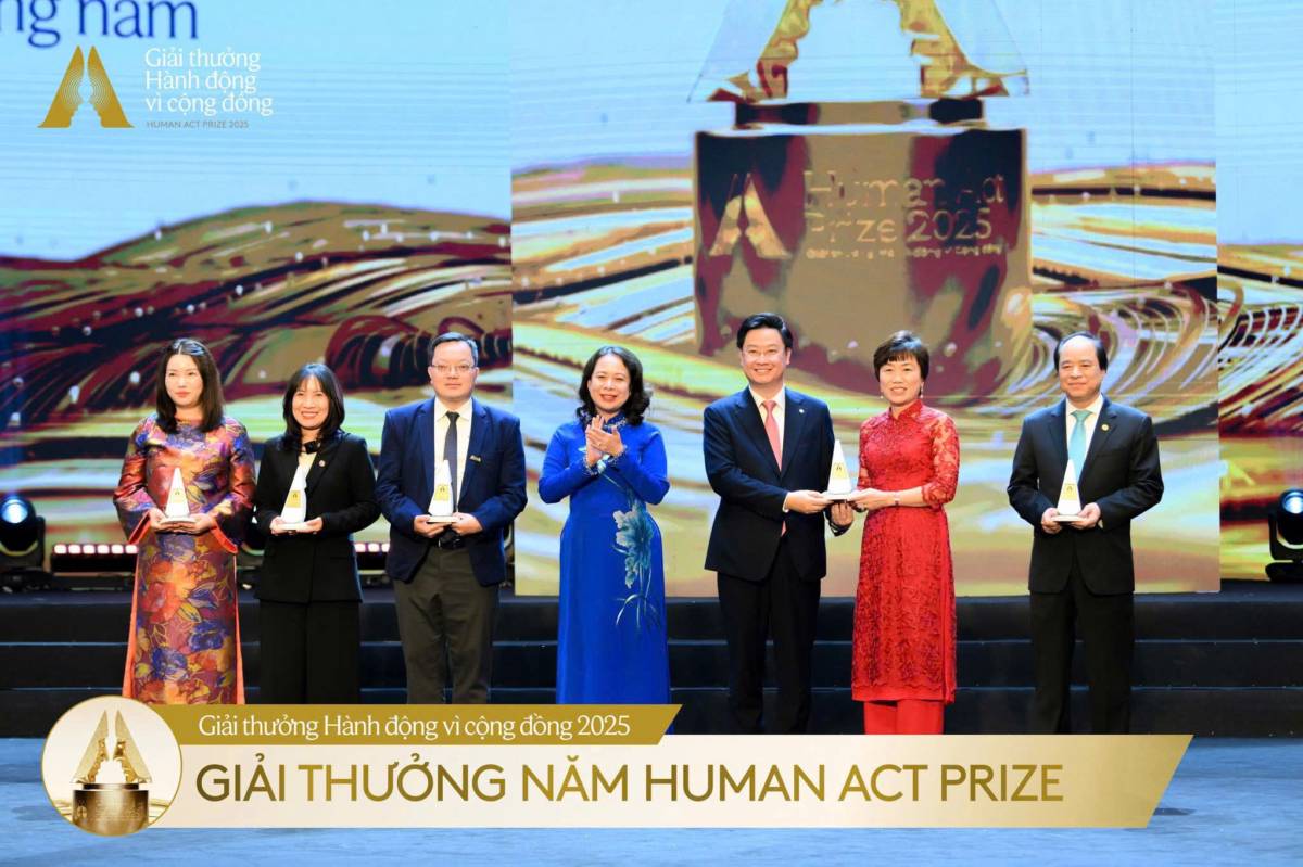 Quỹ Thiện Tâm được vinh danh hạng mục cao nhất trong lễ trao giải thưởng Hành Động Vì Cộng Đồng