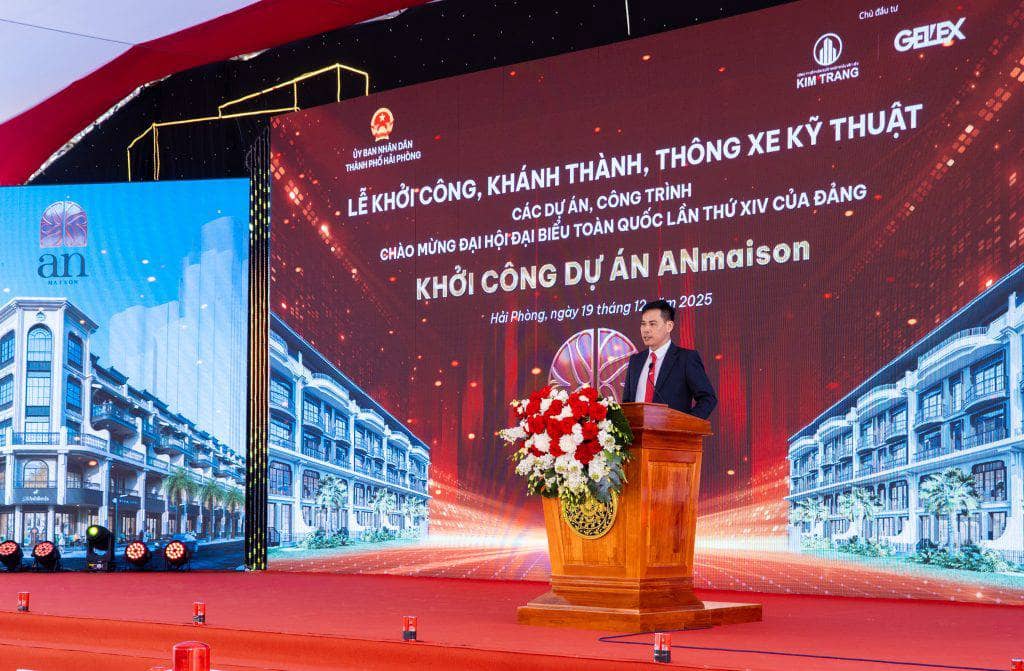 Hạ tầng GELEX khởi công khu đô thị nhà ở thấp tầng ANmaison tại Hải Phòng