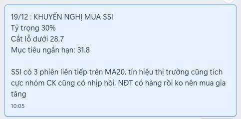 SSI - LEADER chứng khoán!. Sáng nay Group đã báo NĐT mở vị thế mua mới SSI vùng giá 30.25. Bắt đầu có  ...