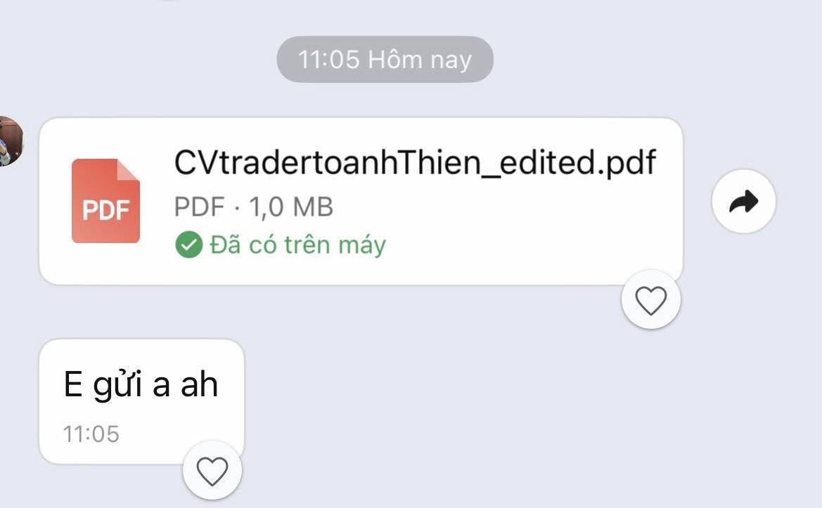 ✍️Trading không phải “đánh bạc” – đó là một nghề nếu làm đúng cách. Hôm nay có một bạn gửi CV cho mình..  ...