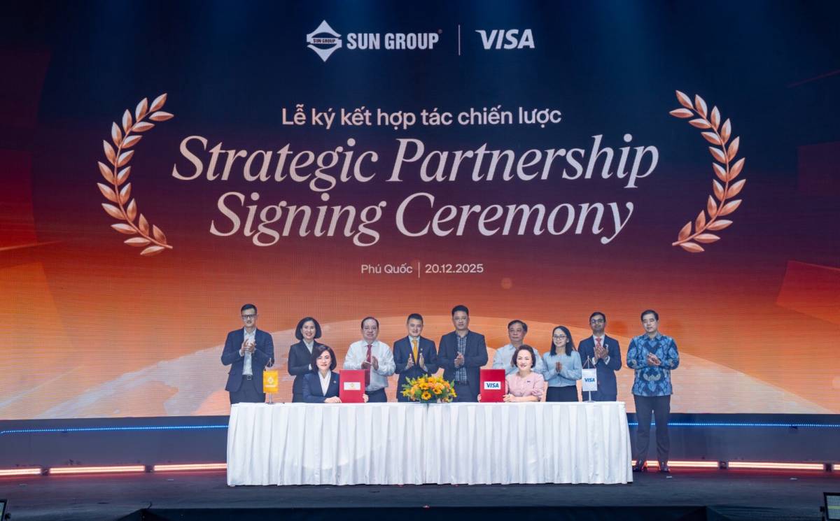 Sun Group ký kết hợp tác chiến lược toàn diện với Visa, thúc đẩy phát triển du lịch Việt Nam