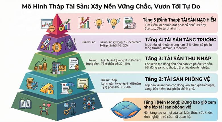 Chiến lược xây dựng tháp tài sản