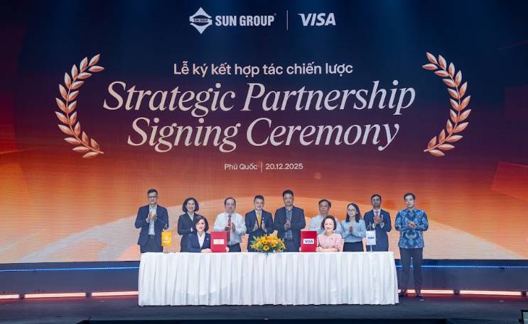 Sun Group ký kết hợp tác chiến lược toàn diện với Visa, thúc đẩy phát triển du lịch Việt Nam