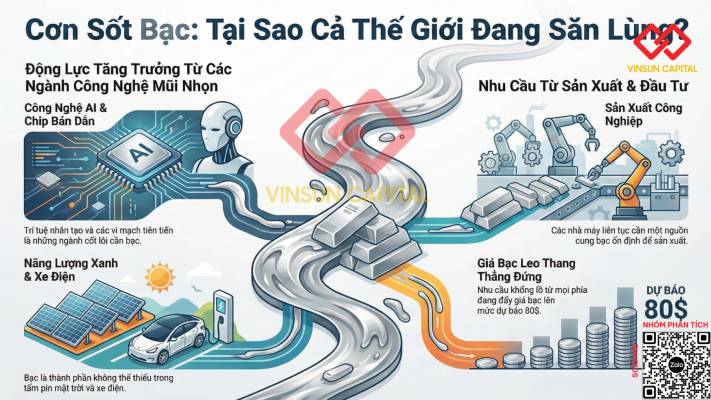 Cơn sốt bạc: Tại sao cả thể giới đang săn lùng bạc?