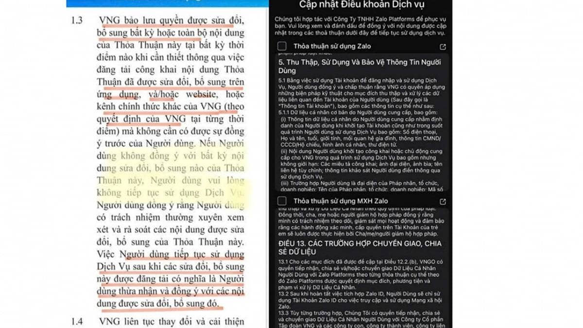 Vì sao tôi hoàn toàn ủng hộ chính sách mới của zalo về quản lý dữ liệu người dùng?
