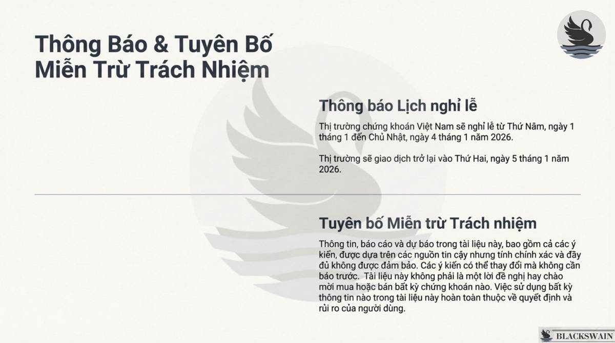 Market Recap - Tuần cuối cùng của 2025: Sóng gió nhà VIN