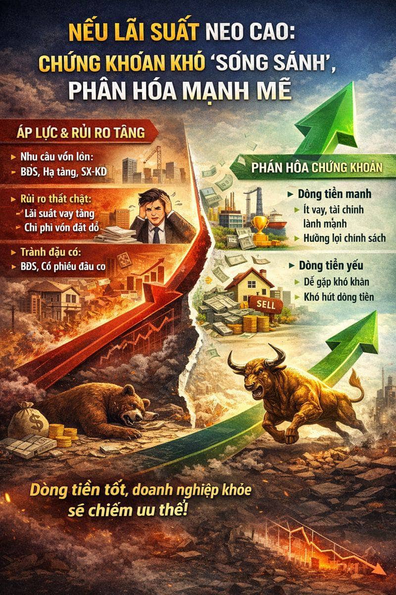 "Chính sách tiền tệ thận trọng 2026: Định hình lại mặt bằng định giá cổ phiếu"