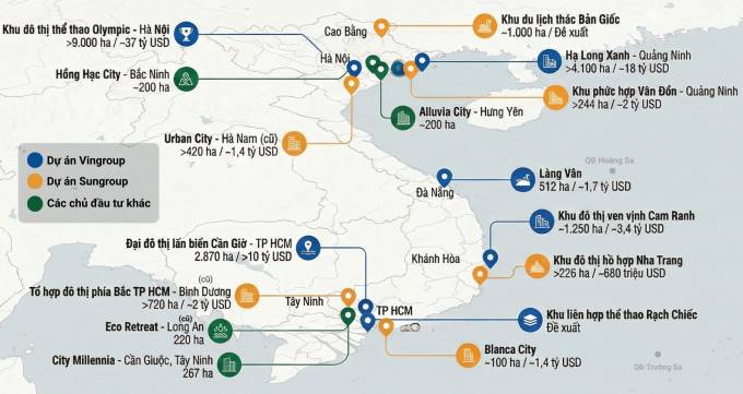 Năm 2025: Bất động sản bước vào kỷ nguyên siêu dự án