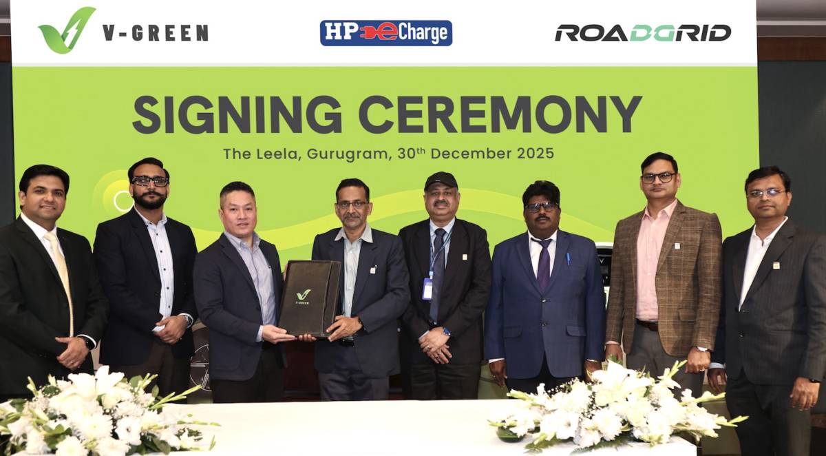V-Green và HPCL ký kết hợp tác chiến lược nhằm phát triển hạ tầng sạc xe điện tại các cửa hàng xăng dầu bán lẻ
