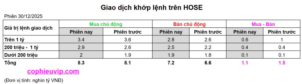 Bắt Mạch Chứng Khoán Ngày 31/12/2025: Dòng tiền tổ chức áp đảo, dọn đường cho phiên chốt năm thăng hoa