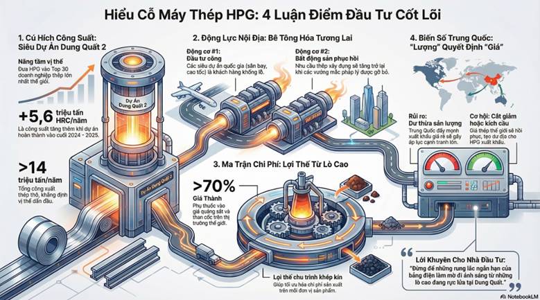 Đừng chỉ mua HPG vì là "cổ phiếu quốc dân", hãy mua vì bạn hiểu cách cỗ máy này tạo ra tiền!