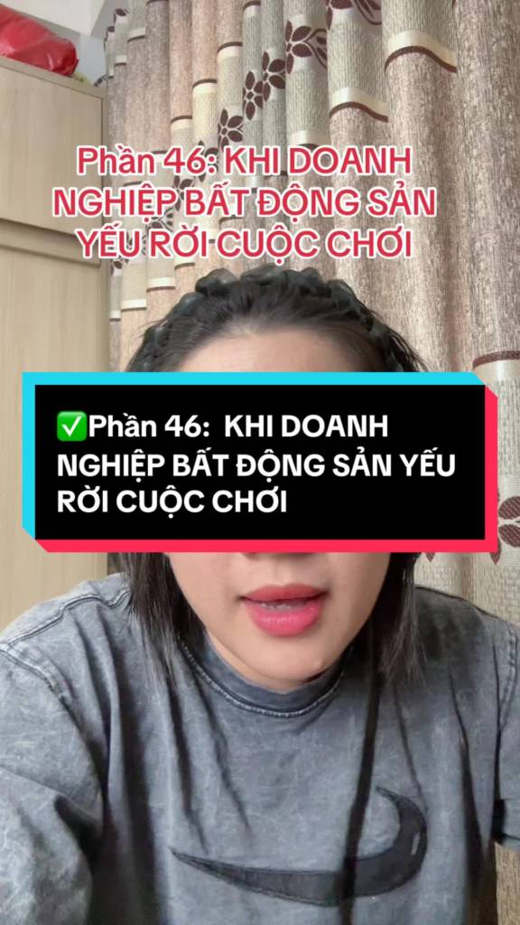 KHI DOANH NGHIỆP BẤT ĐỘNG SẢN YẾU RỜI CUỘC CHƠI