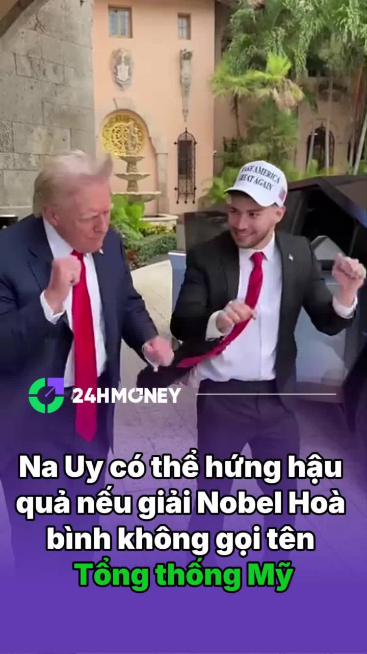 Na Uy có thể hứng hậu quả nếu giải Nobel Hoà bình không gọi tên Tổng thống Mỹ Trump