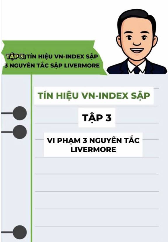 Tập 3: Tín hiệu VN-Index sập - 3 tín hiệu sập của Livermore