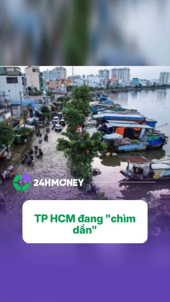 TP HCM đang 'chìm dần'