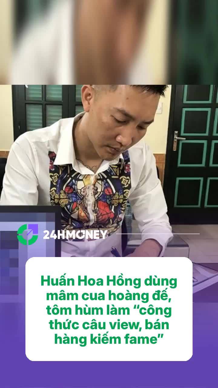 Huấn Hoa Hồng dùng mâm cua hoàng đế, tôm hùm làm “công thức câu view, bán hàng kiếm fame”