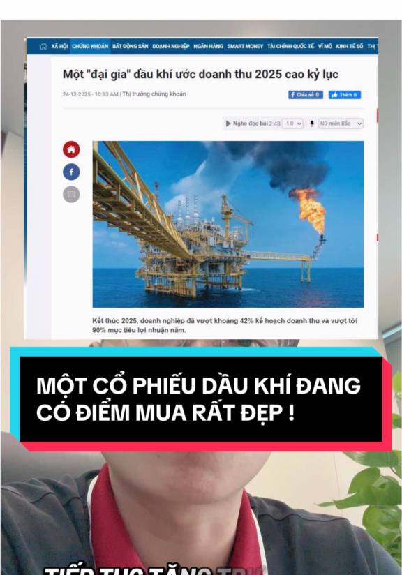 Một cổ phiếu dầu khí đang có điểm mua rất đẹp không nên bỏ qua