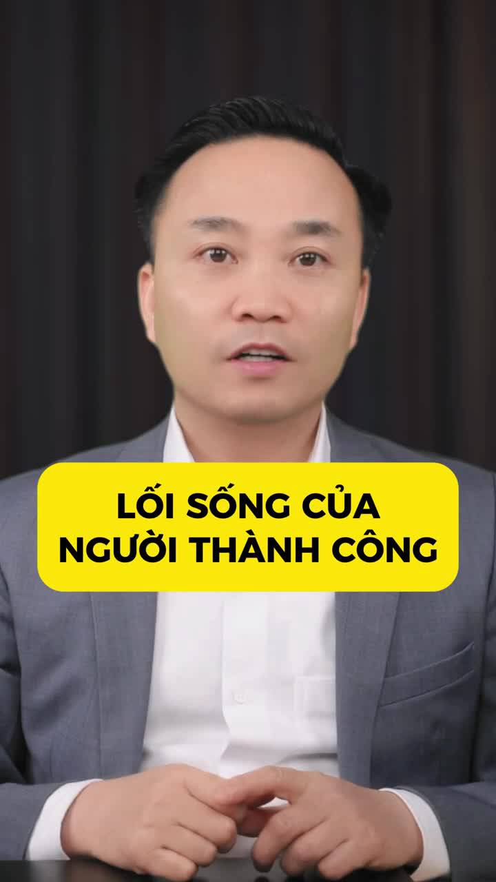 Lối sống của người thành công