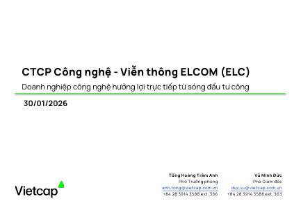 ELC: Báo cáo cập nhật KQKD Q4/2025