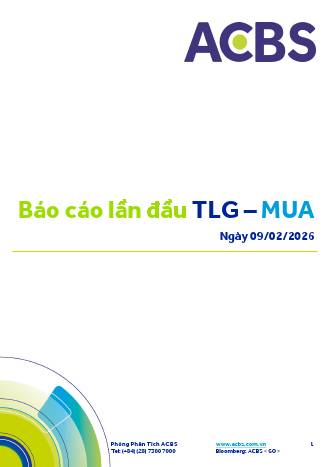 TLG: Khuyến nghị MUA với giá mục tiêu 61,200 đồng/cổ phiếu