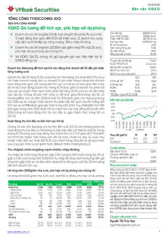 IDC: Báo cáo cập nhật KQKD Q4/2025